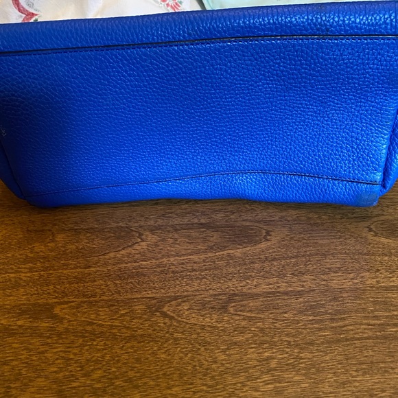 Authentic Kate Spade cobalt blue leather handbag. - Picture 6 of 6